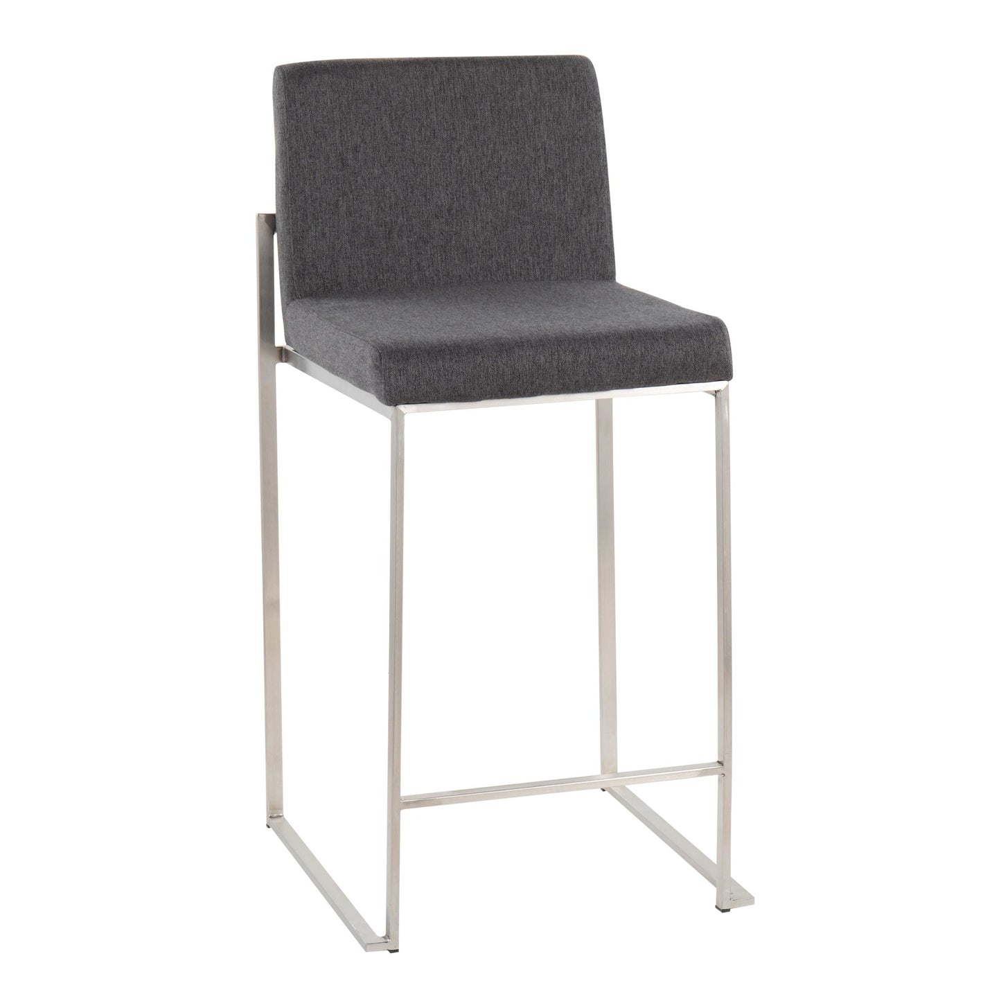 Fuji High Back 26" Fixed-Height Counter Stool - Set of 2