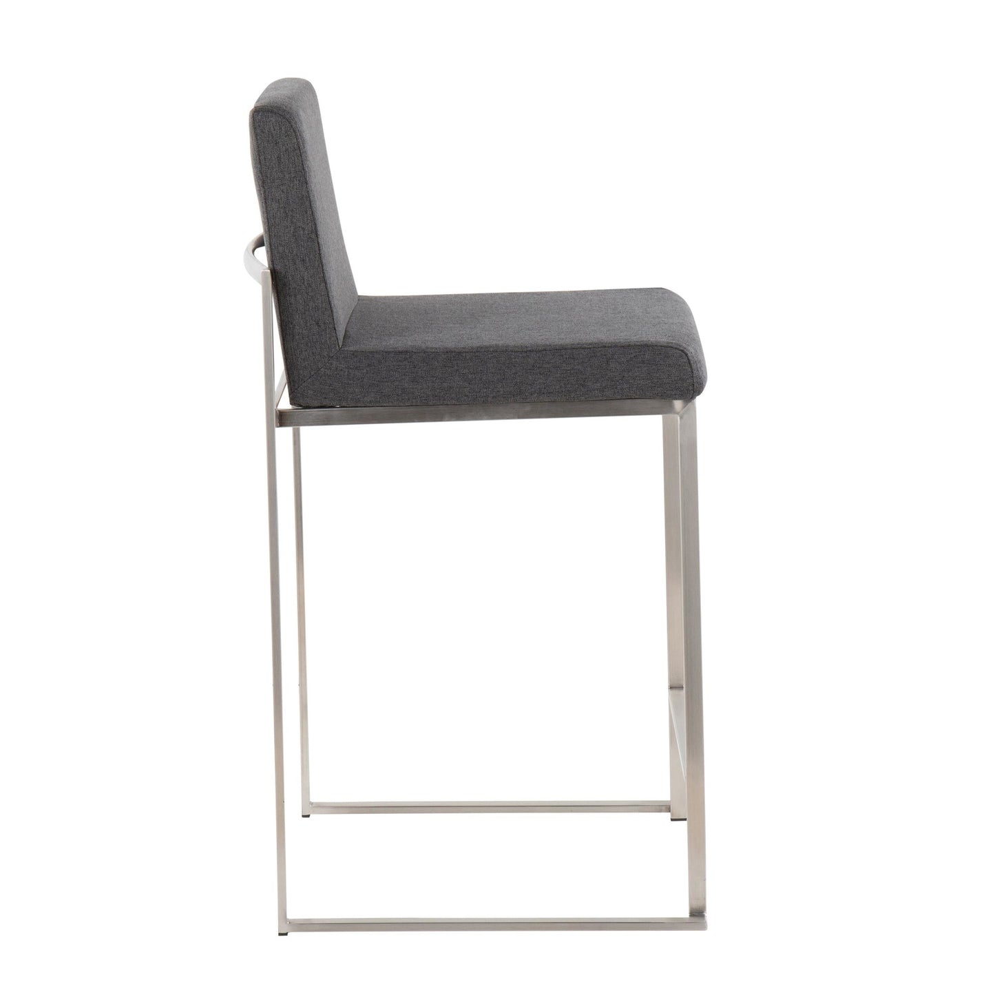 Fuji High Back 26" Fixed-Height Counter Stool - Set of 2