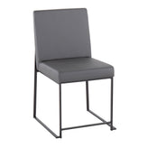 High Back Fuji Dining Chair - Set of 2