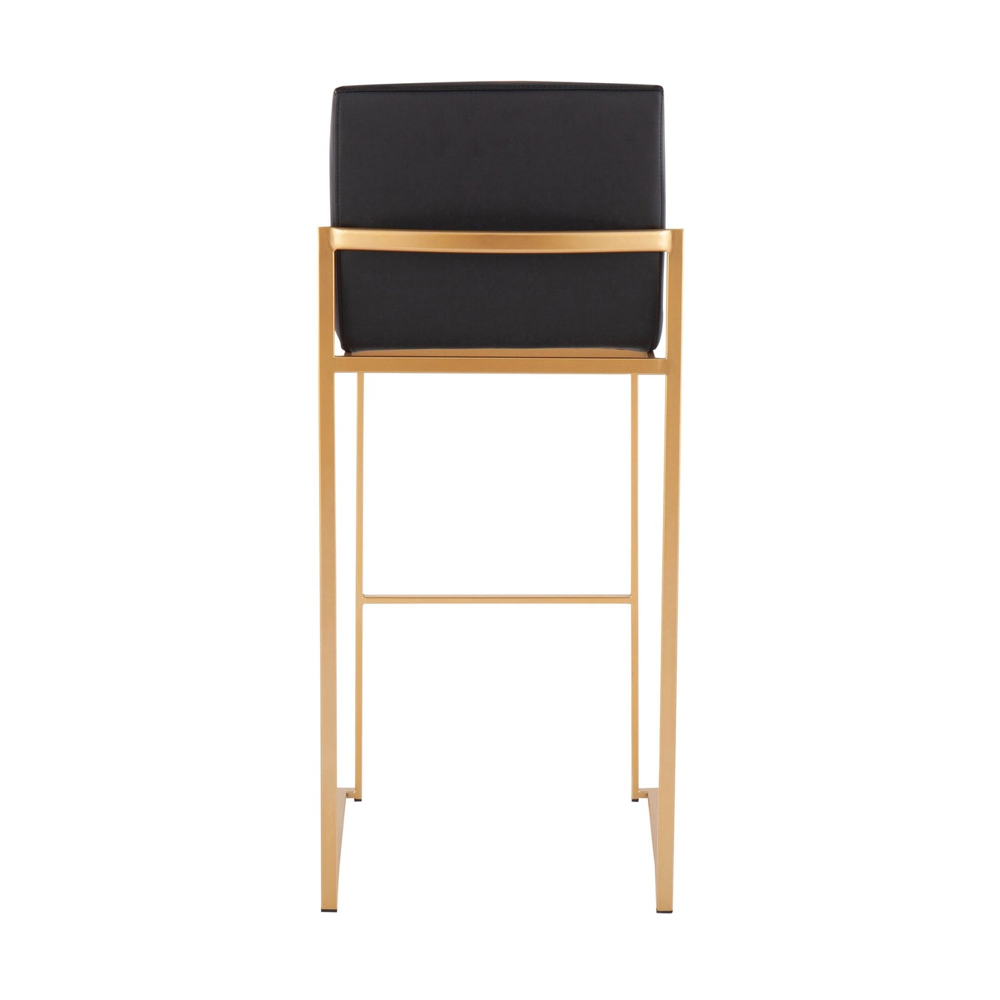 Fuji High Back 30" Fixed-Height Barstool - Set of 2