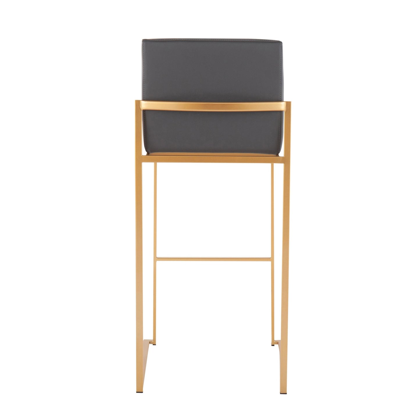 Fuji High Back 30" Fixed-Height Barstool - Set of 2