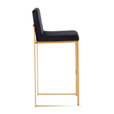 Fuji High Back 30" Fixed-Height Barstool - Set of 2