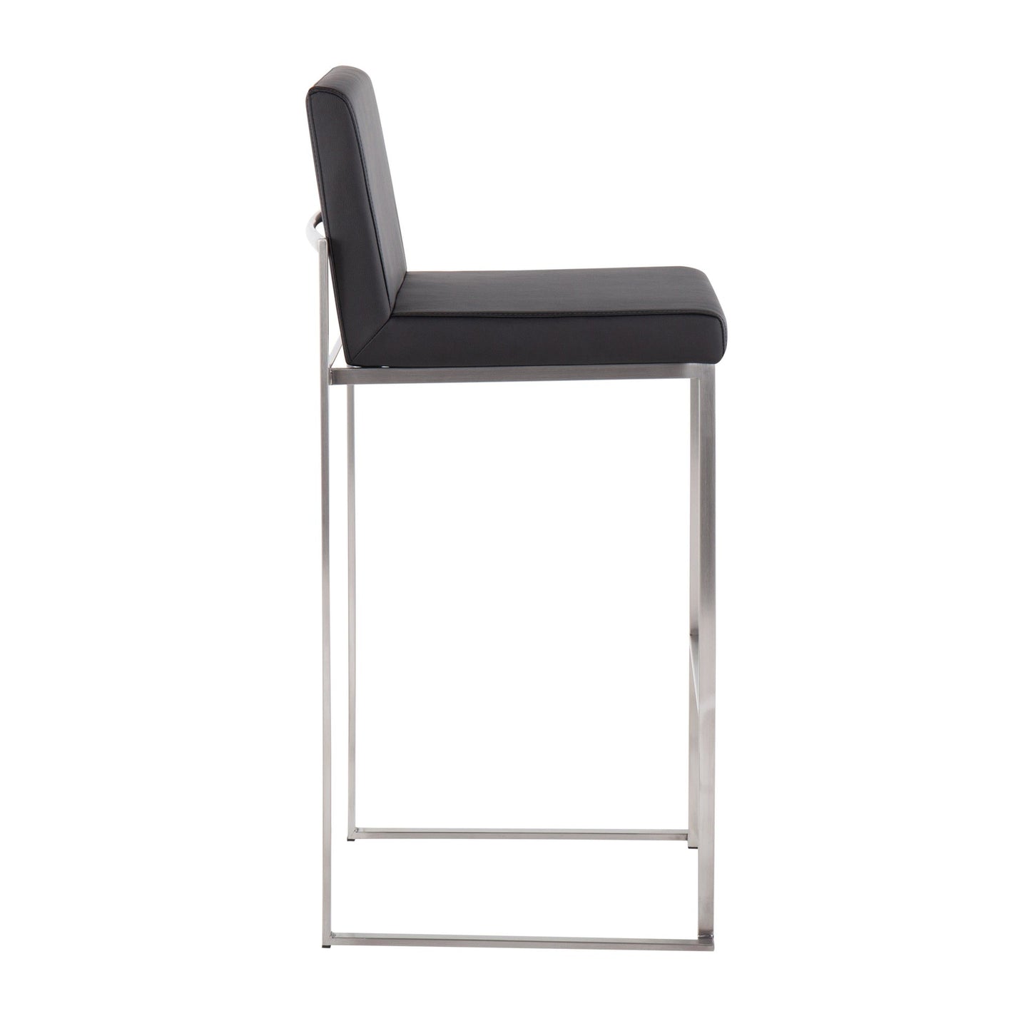 Fuji High Back 30" Fixed-Height Barstool - Set of 2
