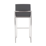 Fuji High Back 30" Fixed-Height Barstool - Set of 2