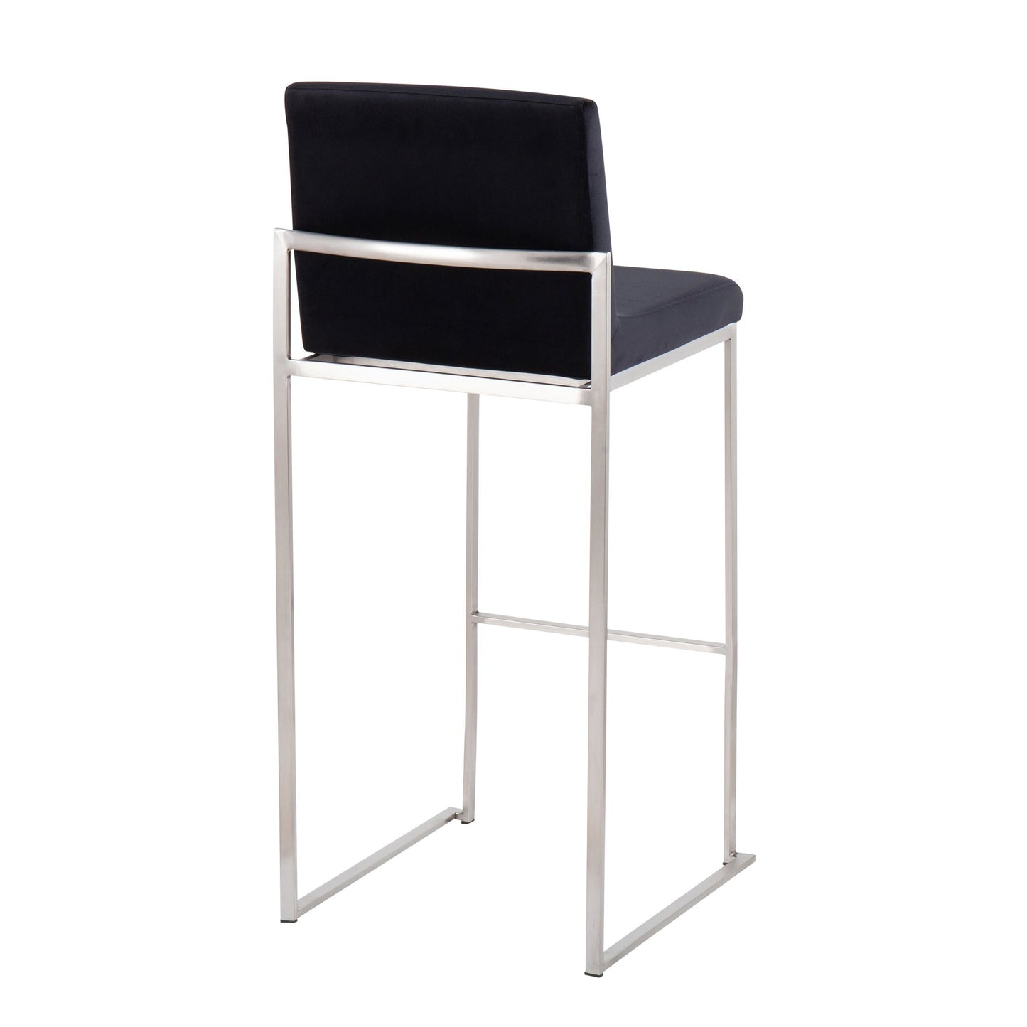 Fuji High Back 30" Fixed-Height Barstool - Set of 2