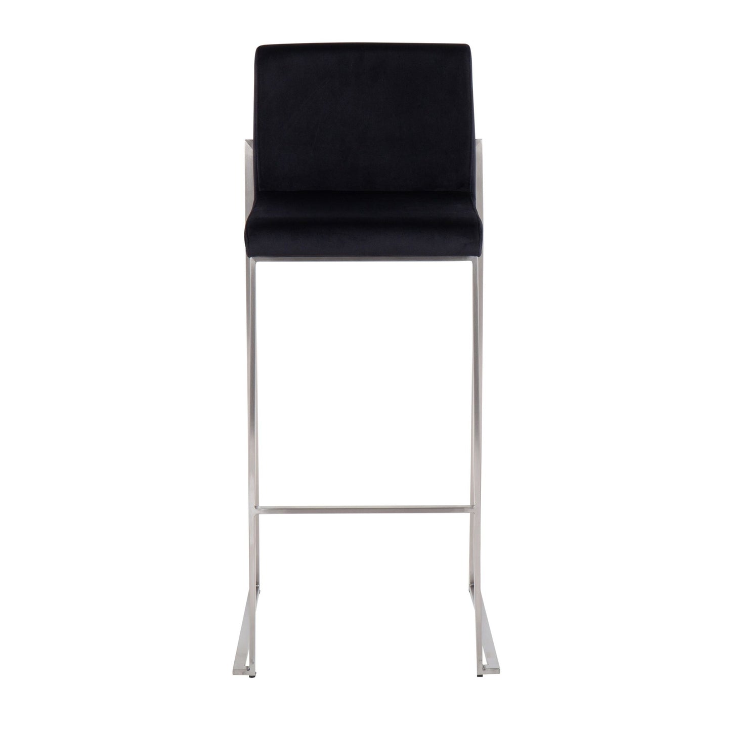 Fuji High Back 30" Fixed-Height Barstool - Set of 2