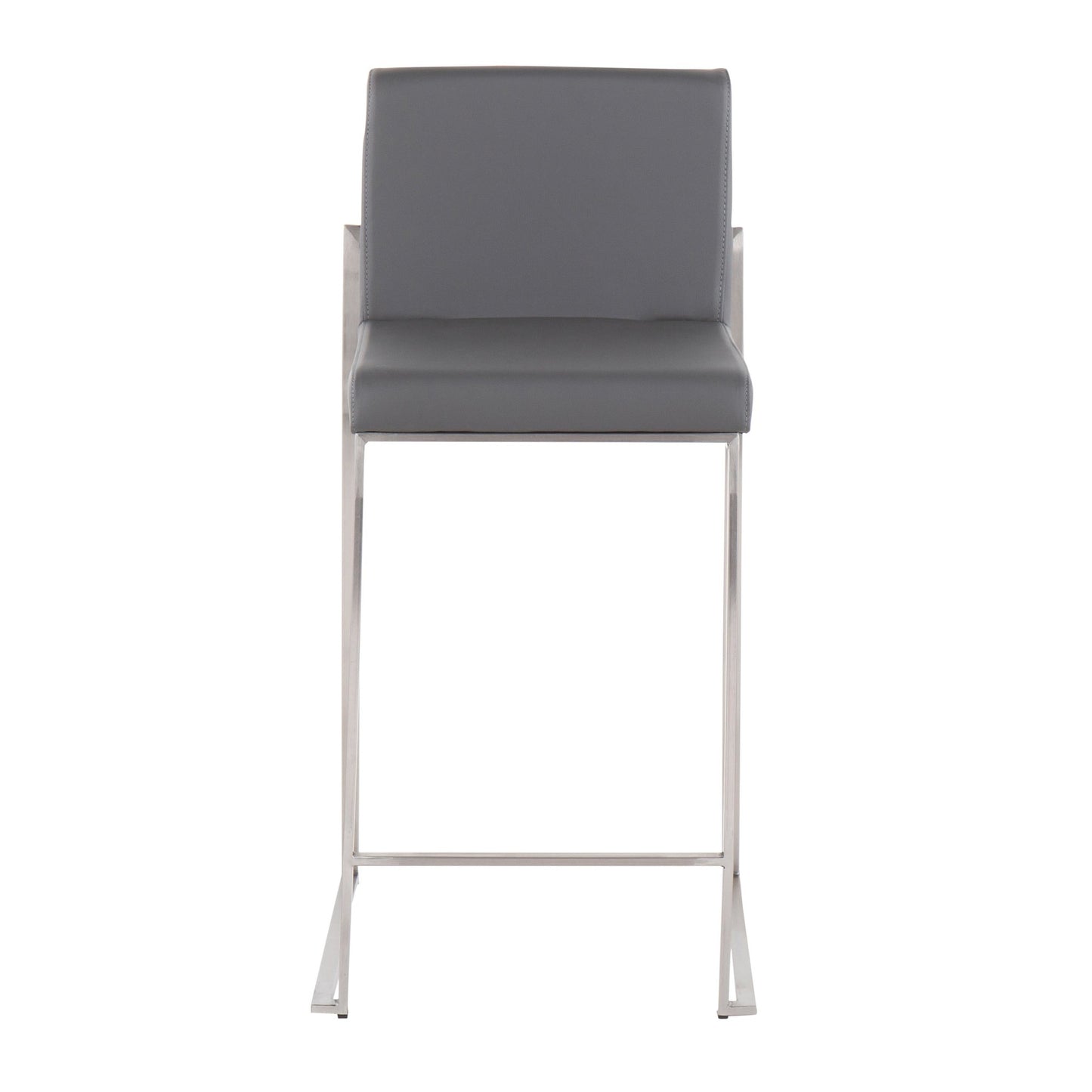 Fuji High Back 26" Fixed-Height Counter Stool - Set of 2