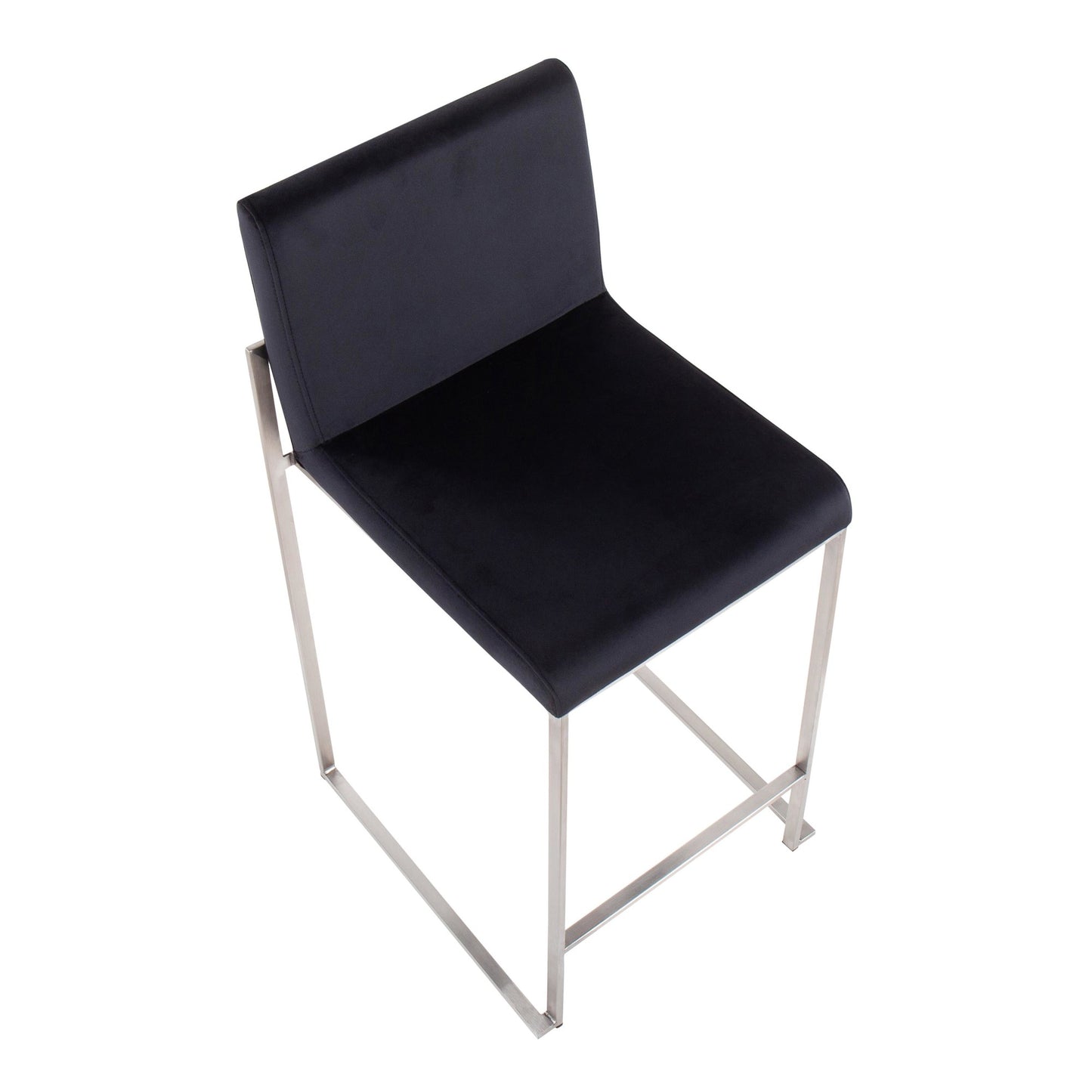 Fuji High Back 26" Fixed-Height Counter Stool - Set of 2