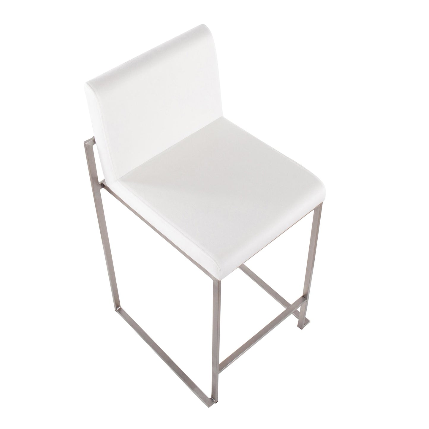 Fuji High Back 26" Fixed-Height Counter Stool - Set of 2