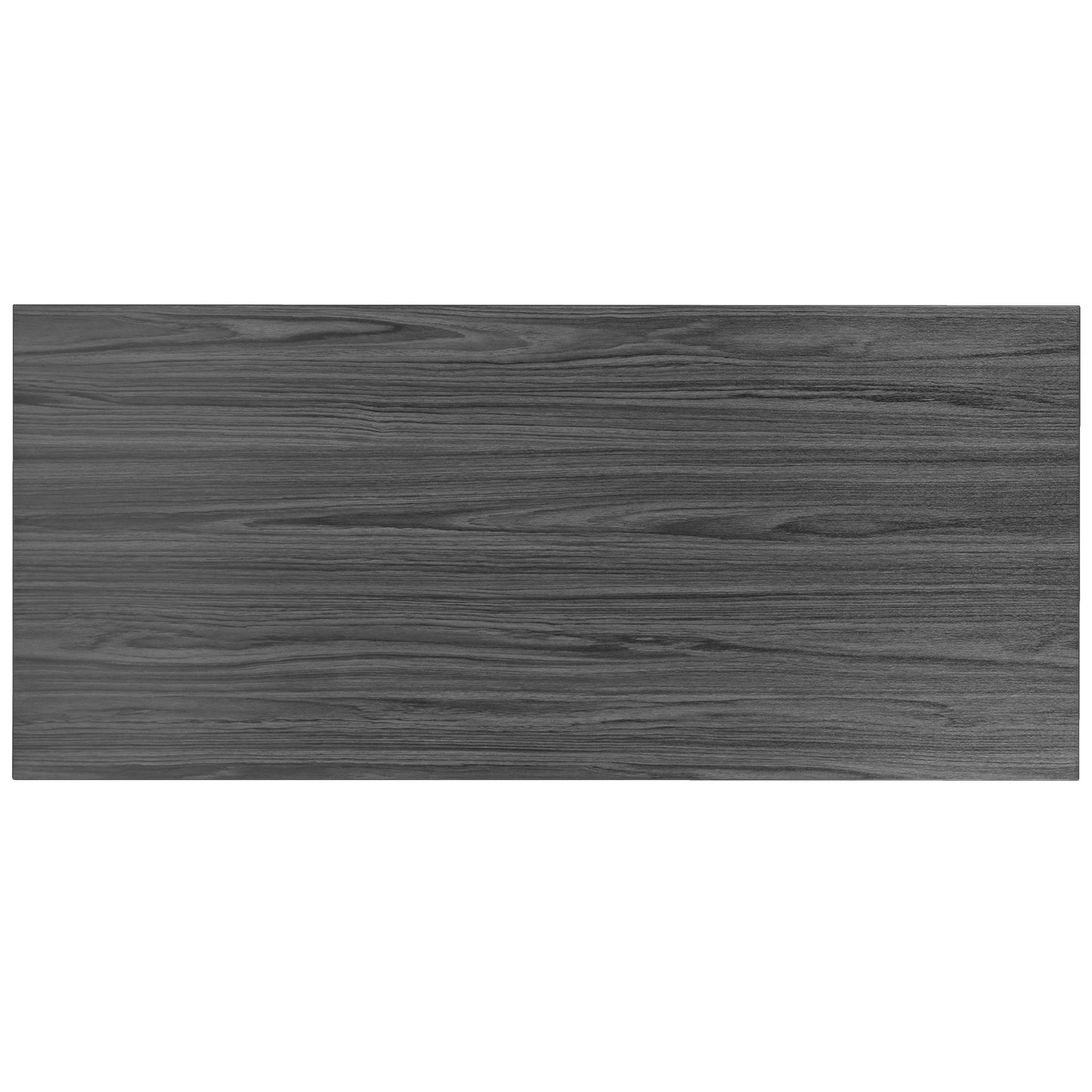 Kimberly Modern Commercial Grade Desk Industrial Style Computer Desk Sturdy Home Office Desk - 55"L - Rustic Gray