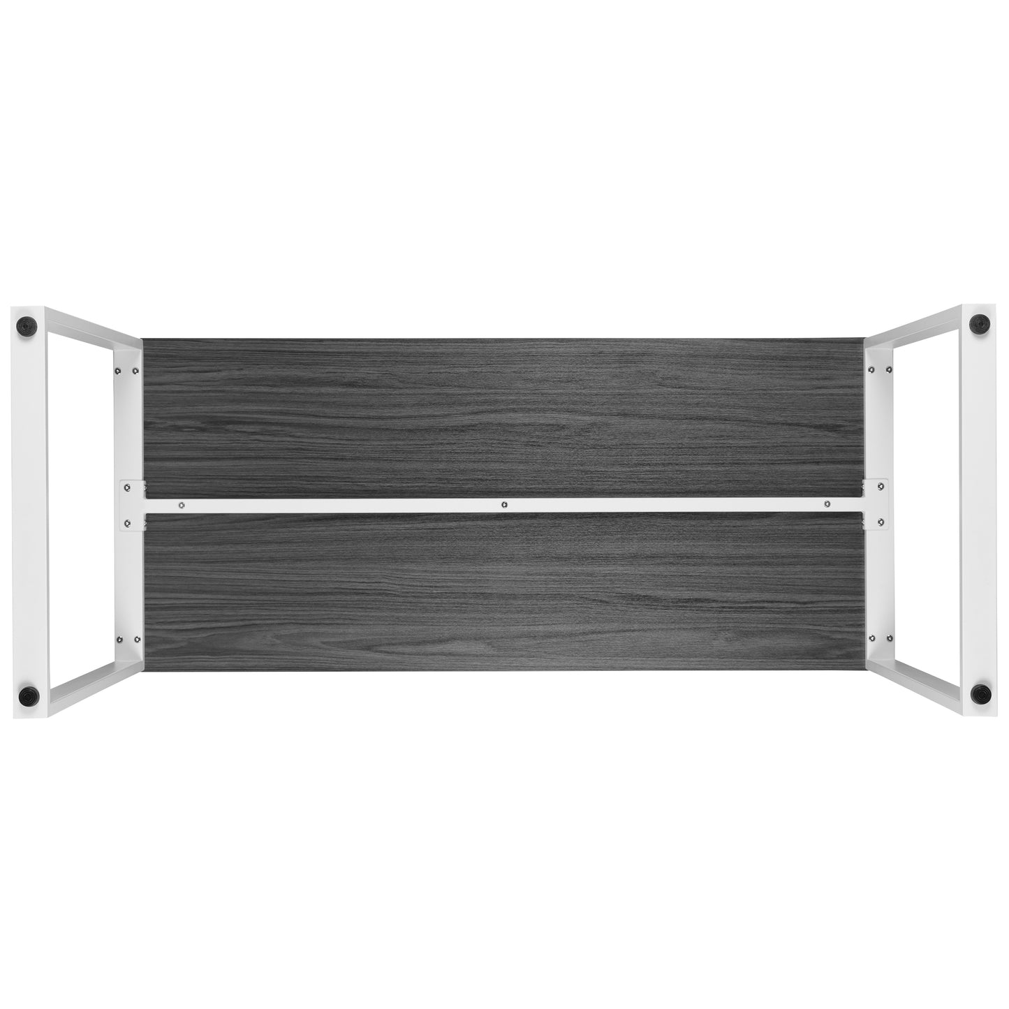 Kimberly Modern Commercial Grade Desk Industrial Style Computer Desk Sturdy Home Office Desk - 55"L - Rustic Gray