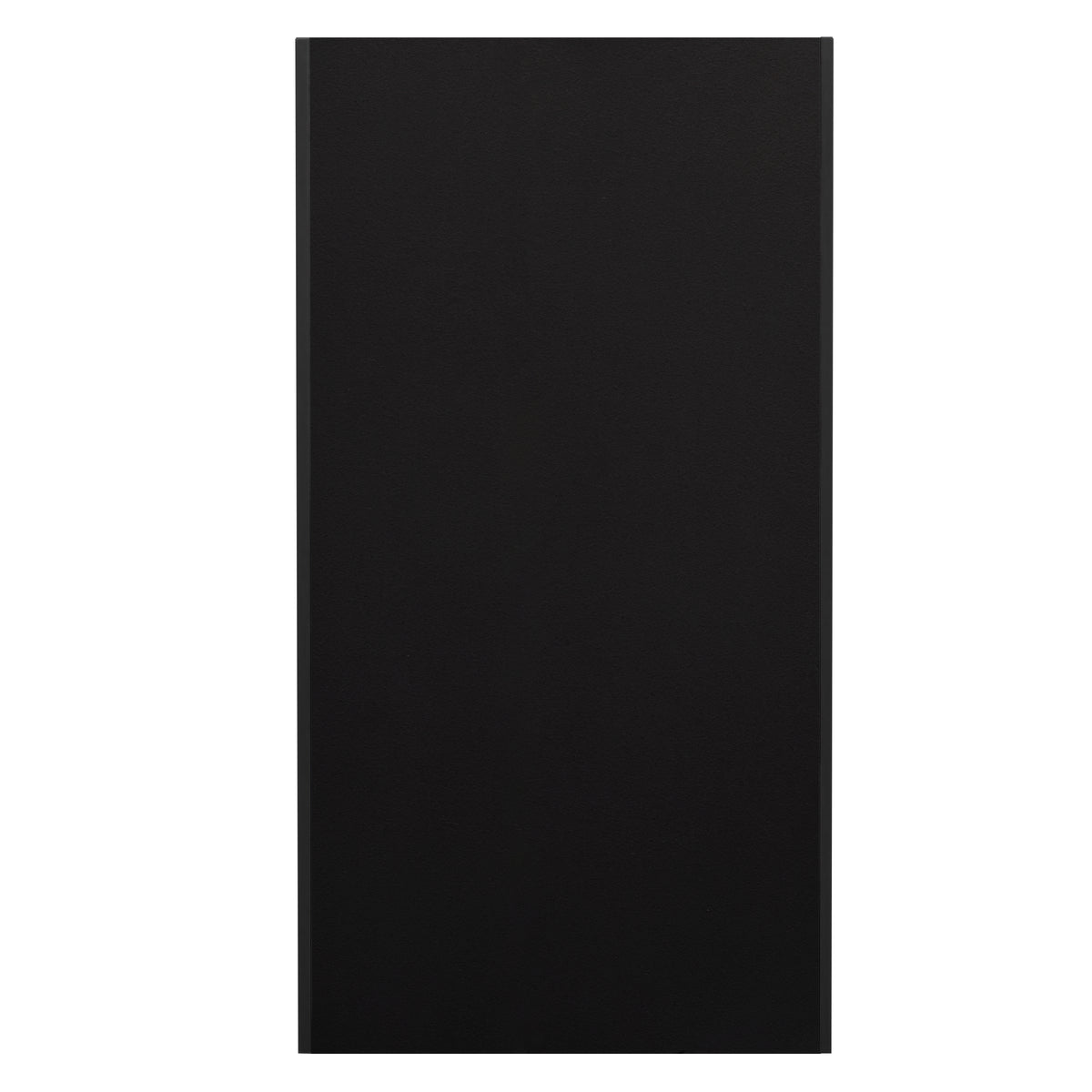 Dell Commercial Grade Trash Receptacle Enclosure for 32 Gallon Trash Cans with 8" Drop Hole and Upper Tray Shelf in Black
