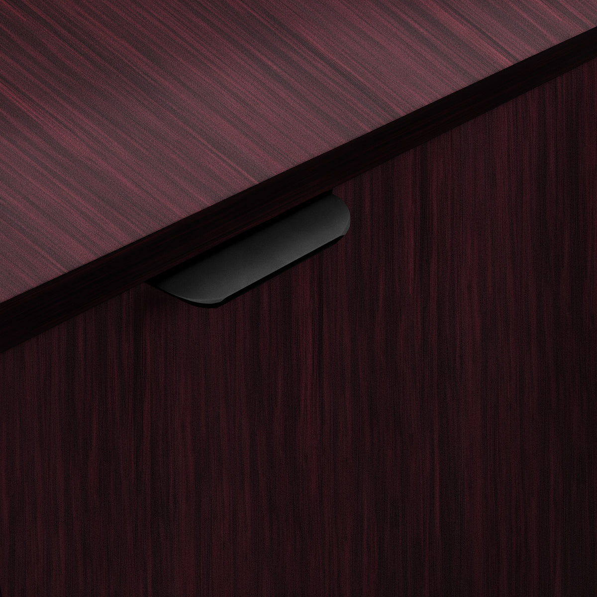 Dell Commercial Grade Trash Receptacle Enclosure for 32 Gallon Trash Cans with 8" Drop Hole and Upper Tray Shelf in Mahogany