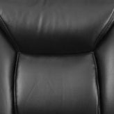 HERCULES Series Big & Tall 400 lb. Rated Black LeatherSoft Deep Tufted Ergonomic Task Office Chair with Adjustable Arms