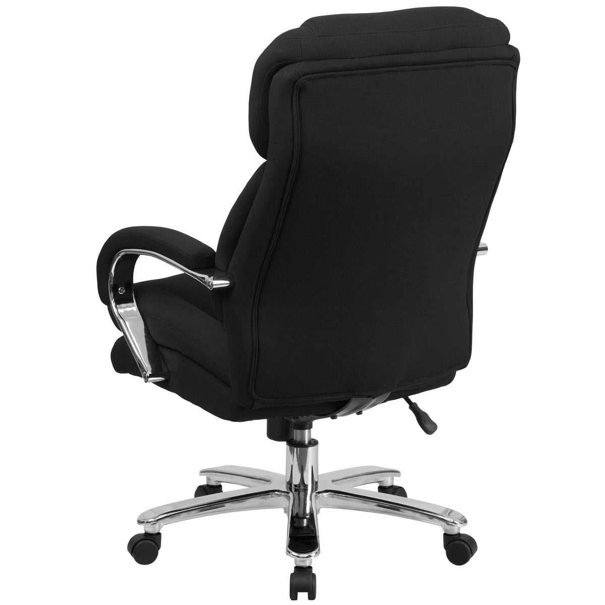 HERCULES Series 24/7 Intensive Use Big & Tall 500 lb. Rated Black Fabric Executive Ergonomic Office Chair with Loop Arms