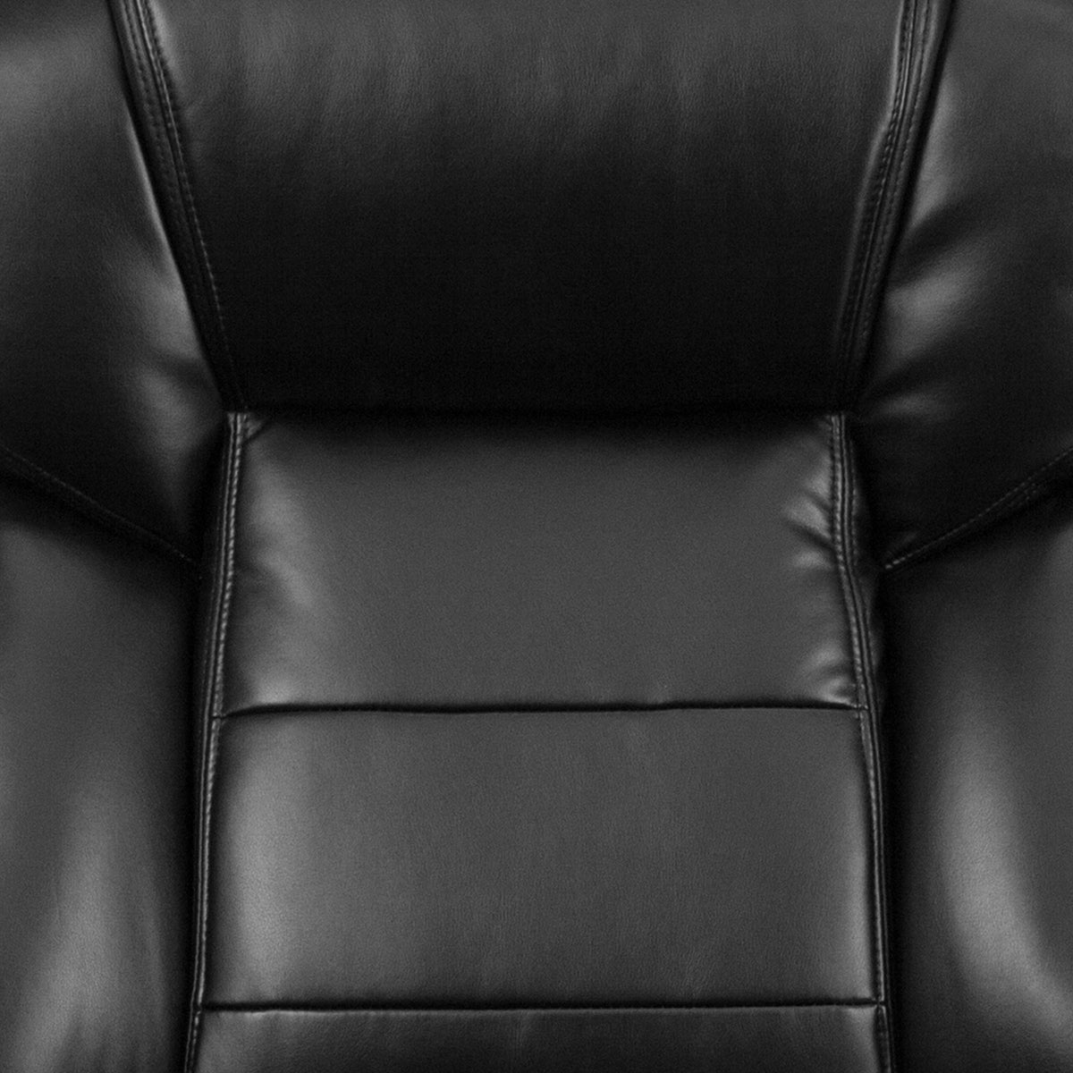 Big & Tall Office Chair | Black LeatherSoft Swivel Executive Desk Chair with Wheels