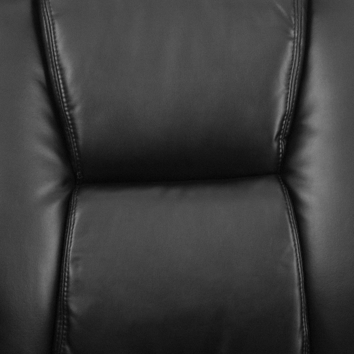 HERCULES Series Big & Tall 400 lb. Rated Black LeatherSoft Ergonomic Task Office Chair with Chrome Base and Adjustable Arms