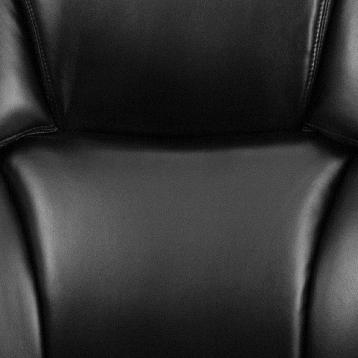 HERCULES Series 24/7 Intensive Use Big & Tall 400 lb. Rated Black LeatherSoft Executive Lumbar Ergonomic Office Chair