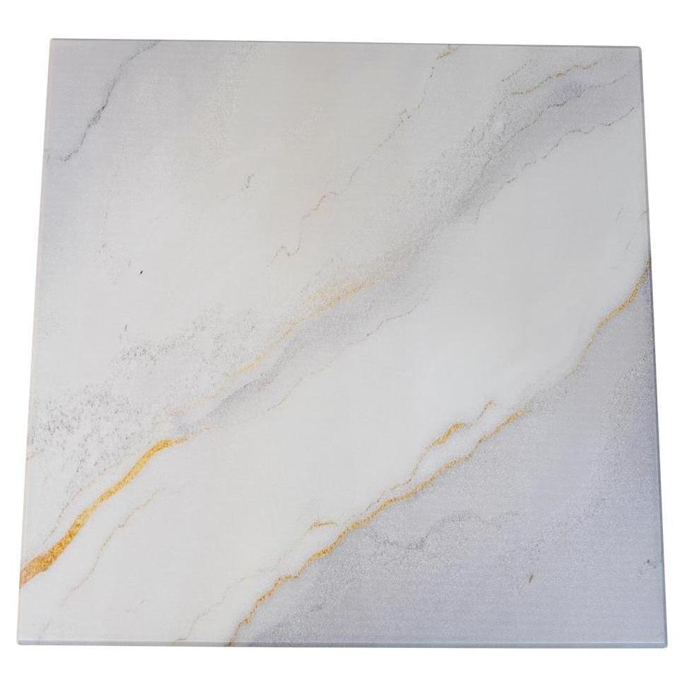 Gold Ribbon Pattern Powder Coated MDF Indoor Table Tops