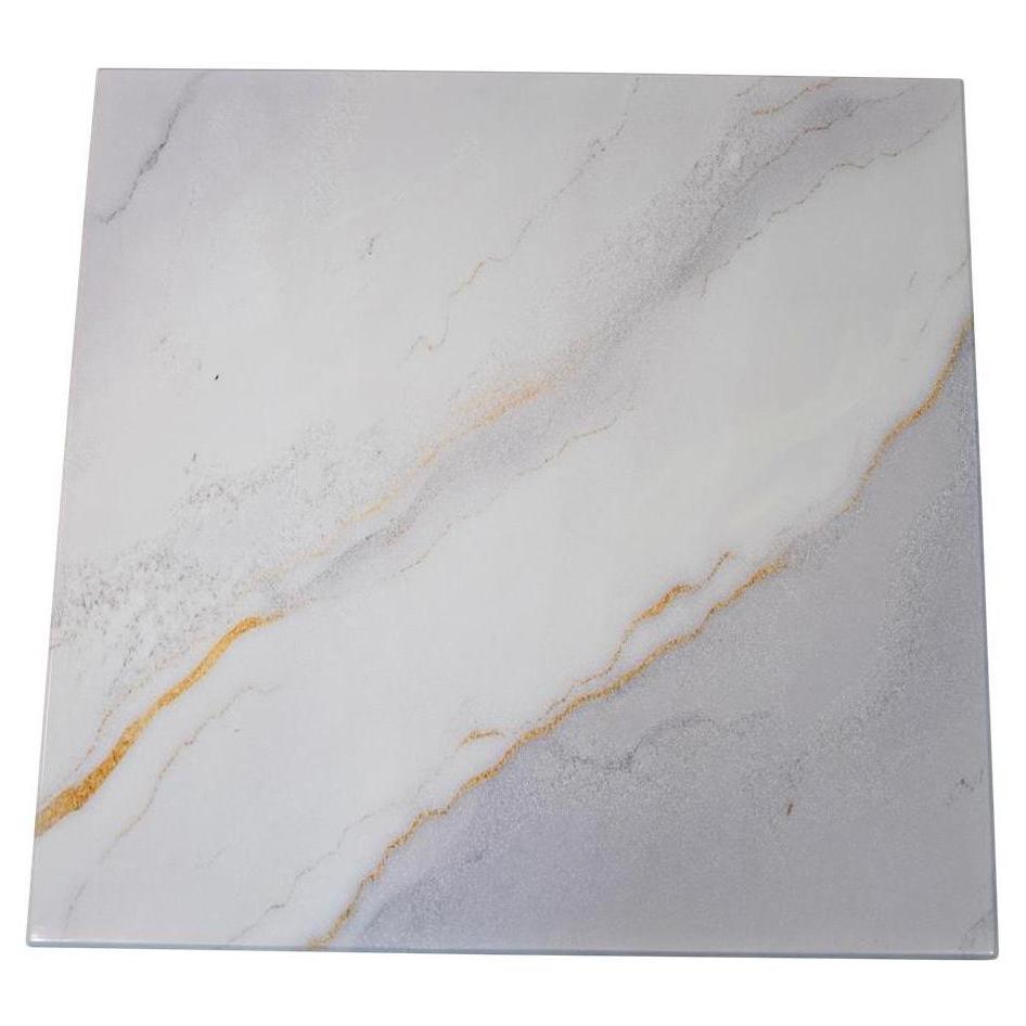 Gold Ribbon Pattern Powder Coated MDF Indoor Table Tops