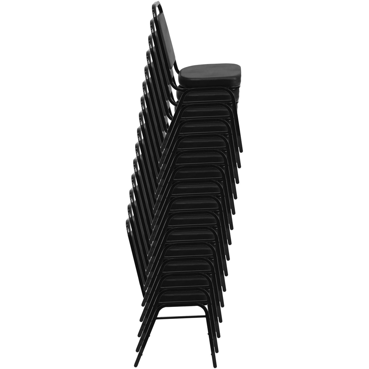 HERCULES Series Trapezoidal Back Stacking Banquet Chair - 2-1/2" Thick Seat