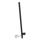 Canterbury 9.5" x 14" Black Tabletop Magnetic Chalkboard Sign with Metal Scrolled Legs, Hanging Wall Chalkboard, Countertop Memo Board