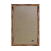Canterbury 24" x 36" Torched Wood Wall Mount Magnetic Chalkboard Sign with Eraser, Hanging Wall Chalkboard Memo Board for Home, School, or Business