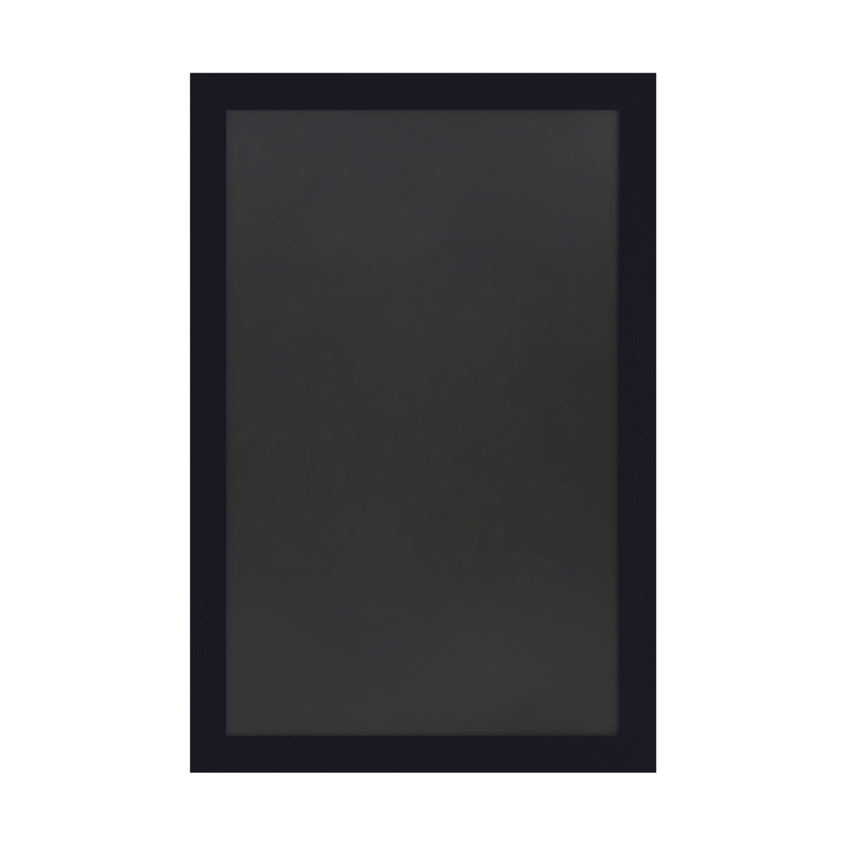 Canterbury 24" x 36" Black Wall Mount Magnetic Chalkboard Sign with Eraser, Hanging Wall Chalkboard Memo Board for Home, School, or Business