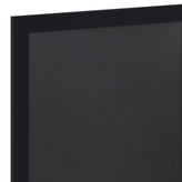 Canterbury 24" x 36" Black Wall Mount Magnetic Chalkboard Sign with Eraser, Hanging Wall Chalkboard Memo Board for Home, School, or Business