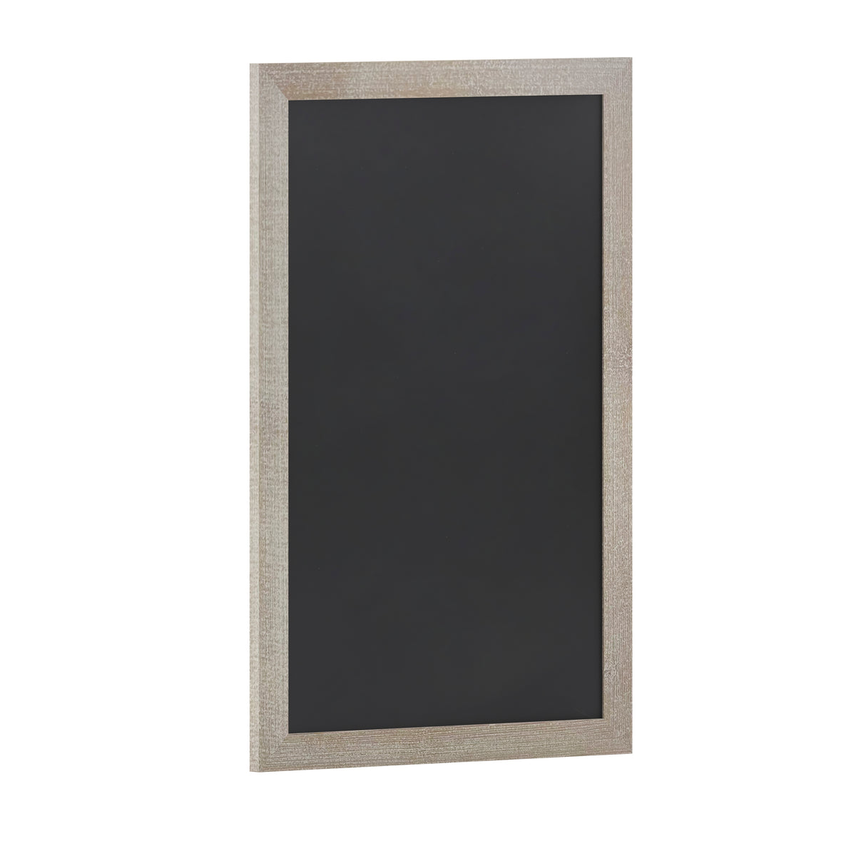 Canterbury 24" x 36" Weathered Wall Mount Magnetic Chalkboard Sign with Eraser, Hanging Wall Chalkboard Memo Board for Home, School, or Business