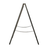 Canterbury 30" x 20" Vintage Wooden A-Frame Magnetic Indoor/Outdoor Chalkboard Sign, Freestanding Double Sided Extra Large Message Board, Black