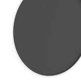 Canterbury 18" Round Wall Mounted Magnetic Chalkboard for Home or Business with Eraser and Chalk in Whitewash Pine Wood Frame