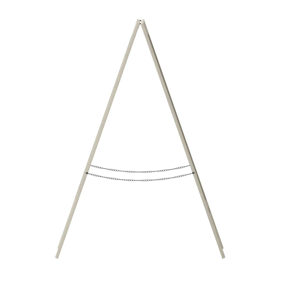 Canterbury 40" x 20" Vintage Wooden A-Frame Magnetic Indoor/Outdoor Chalkboard Sign, Freestanding Double Sided Extra Large Message Board, White
