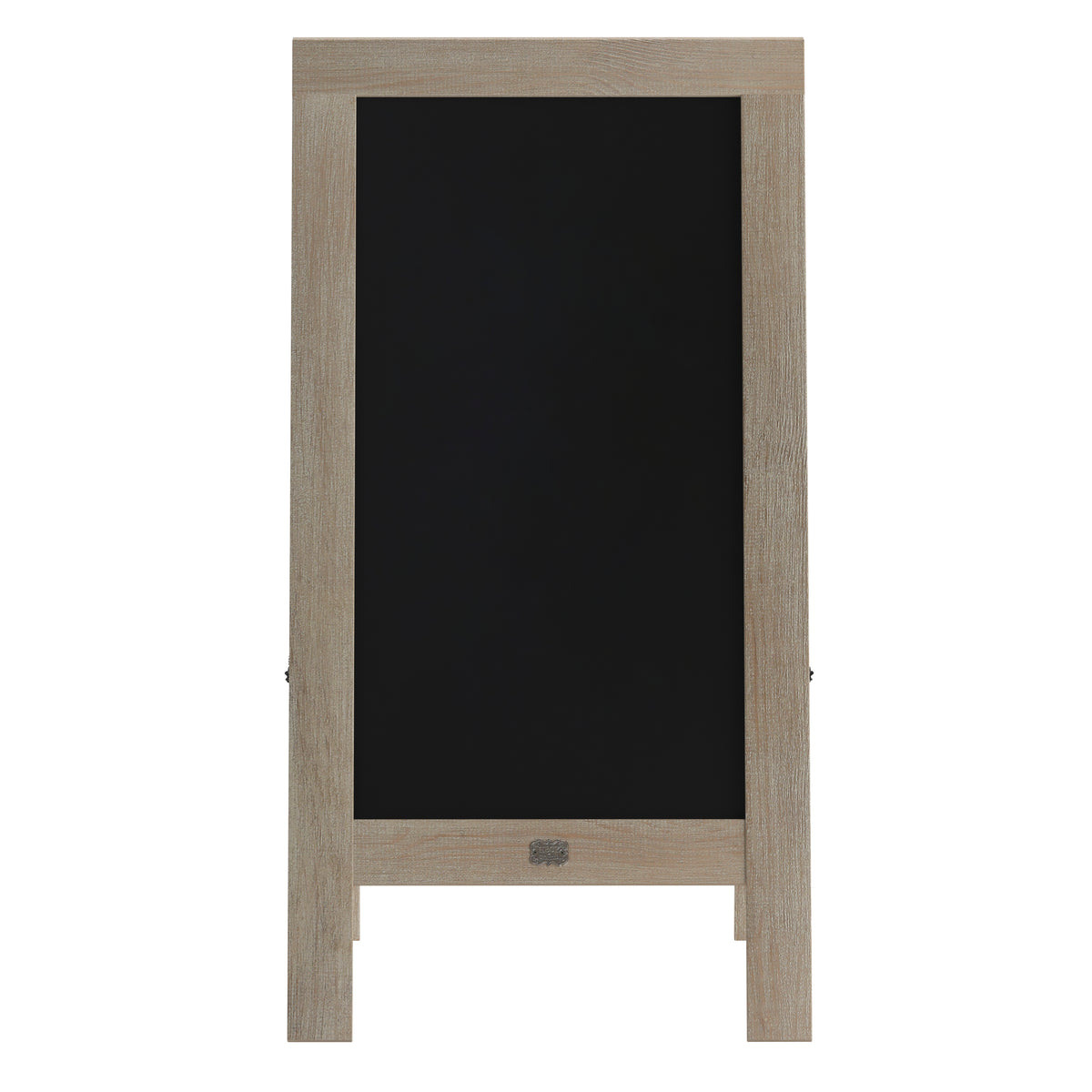 Canterbury 40" x 20" Vintage Wooden A-Frame Magnetic Indoor/Outdoor Chalkboard Sign, Freestanding Double Sided Extra Large Message Board, Weathered