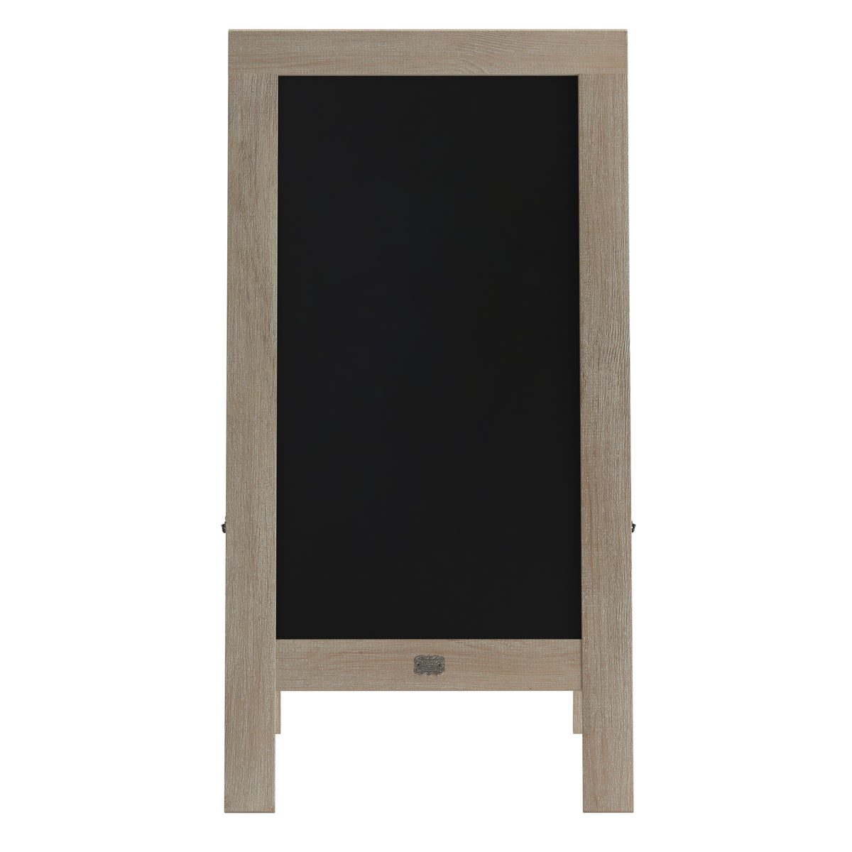 Canterbury 40" x 20" Vintage Wooden A-Frame Magnetic Indoor/Outdoor Chalkboard Sign, Freestanding Double Sided Extra Large Message Board, Weathered