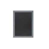 Canterbury 18" x 24" Rustic Gray Wall Mount Magnetic Chalkboard Sign with Eraser, Hanging Wall Chalkboard Memo Board for Home, School, or Business