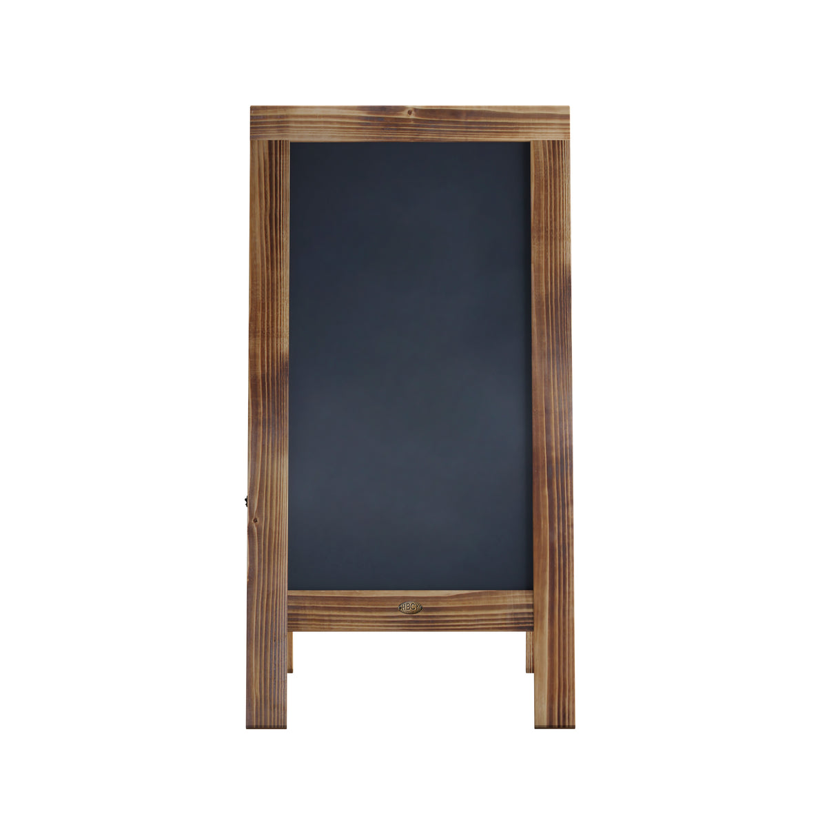 Canterbury 40" x 20" Vintage Wooden A-Frame Magnetic Indoor/Outdoor Chalkboard Sign, Freestanding Double Sided Extra Large Message Board, Rustic Brown