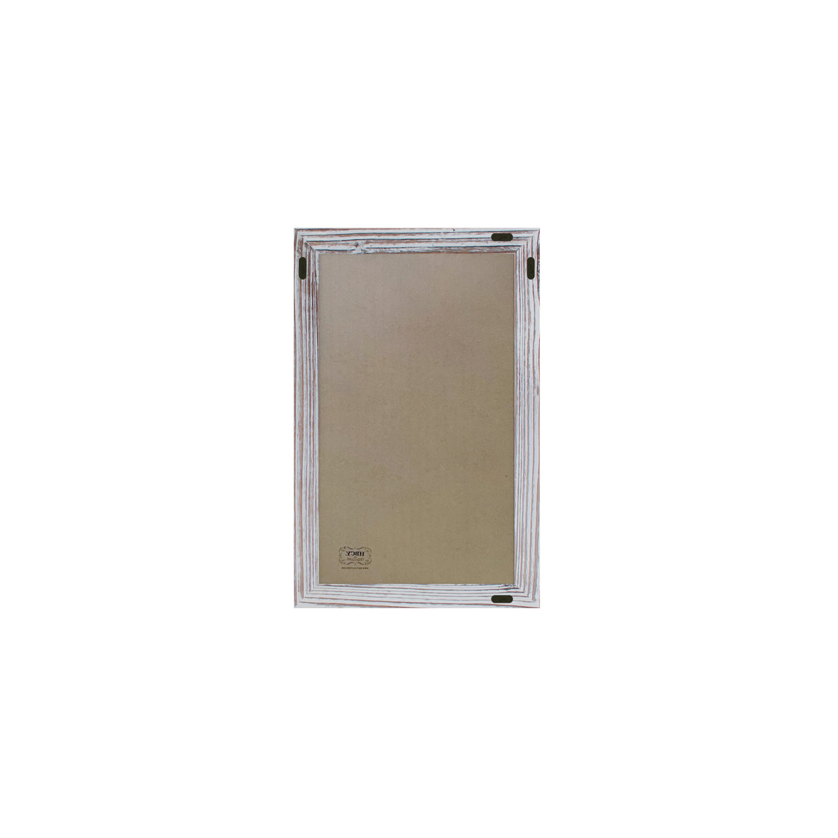 Canterbury 11" x 17" Whitewashed Wall Mount Magnetic Chalkboard Sign with Eraser, Hanging Wall Chalkboard Memo Board for Home, School, or Business
