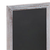 Canterbury 11" x 17" Whitewashed Wall Mount Magnetic Chalkboard Sign with Eraser, Hanging Wall Chalkboard Memo Board for Home, School, or Business