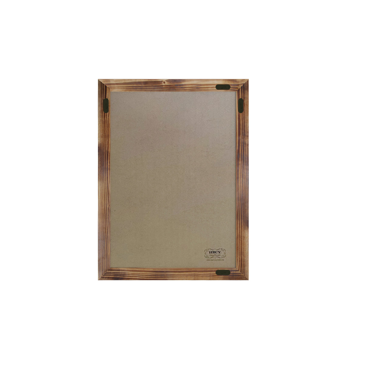 Canterbury 18" x 24" Torched Wood Wall Mount Magnetic Chalkboard Sign with Eraser, Hanging Wall Chalkboard Memo Board for Home, School, or Business