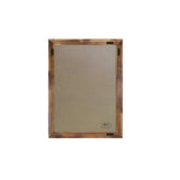 Canterbury 18" x 24" Torched Wood Wall Mount Magnetic Chalkboard Sign with Eraser, Hanging Wall Chalkboard Memo Board for Home, School, or Business