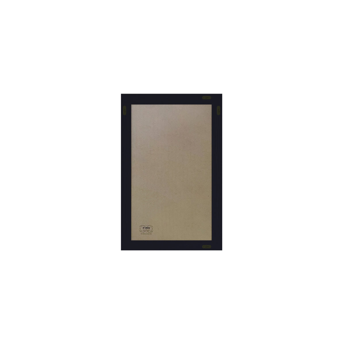 Canterbury 11" x 17" Black Wall Mount Magnetic Chalkboard Sign with Eraser, Hanging Wall Chalkboard Memo Board for Home, School, or Business