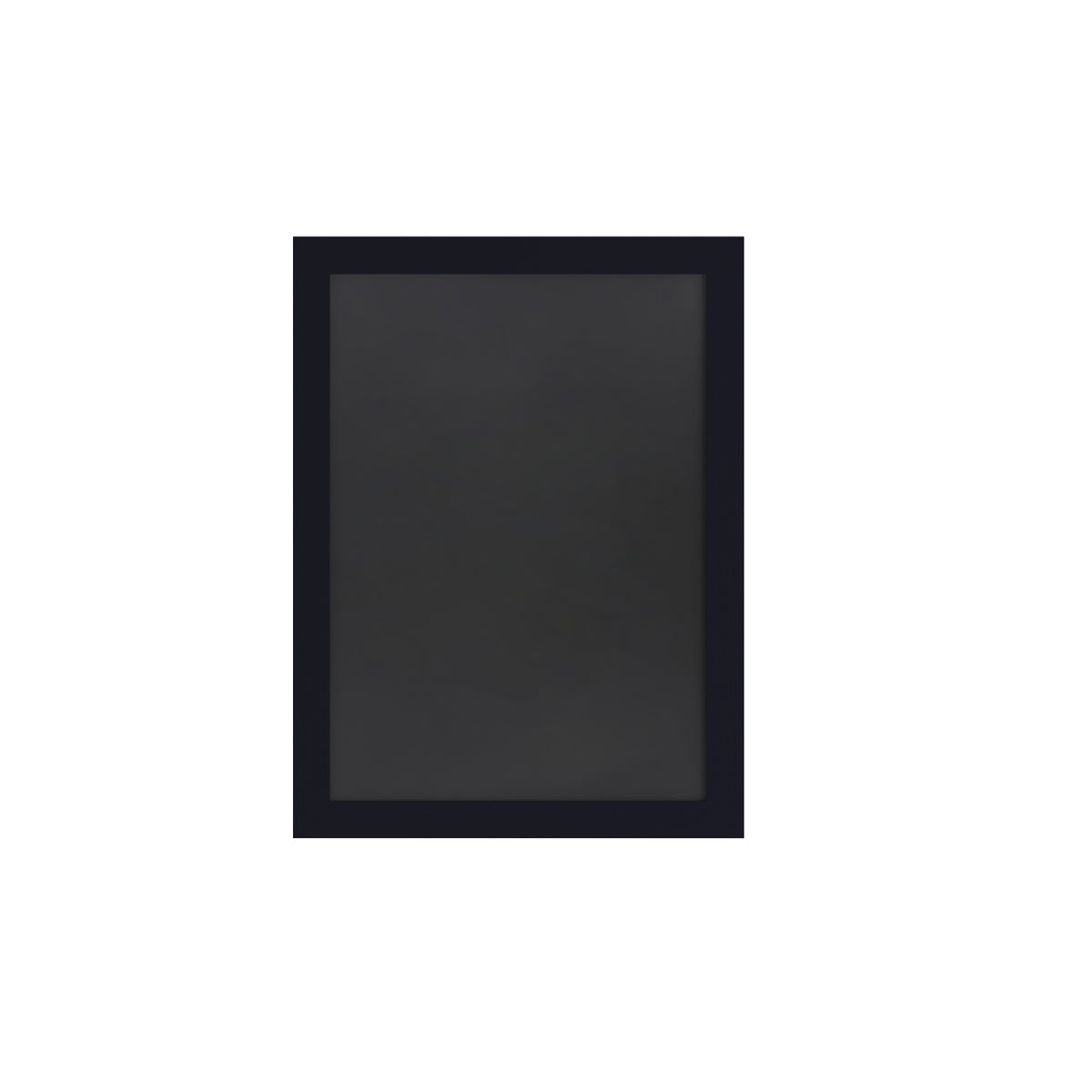 Canterbury 18" x 24" Black Wall Mount Magnetic Chalkboard Sign with Eraser, Hanging Wall Chalkboard Memo Board for Home, School, or Business