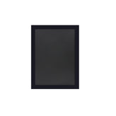 Canterbury 18" x 24" Black Wall Mount Magnetic Chalkboard Sign with Eraser, Hanging Wall Chalkboard Memo Board for Home, School, or Business