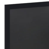 Canterbury 18" x 24" Black Wall Mount Magnetic Chalkboard Sign with Eraser, Hanging Wall Chalkboard Memo Board for Home, School, or Business