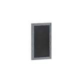 Canterbury 11" x 17" Rustic Gray Wall Mount Magnetic Chalkboard Sign with Eraser, Hanging Wall Chalkboard Memo Board for Home, School, or Business