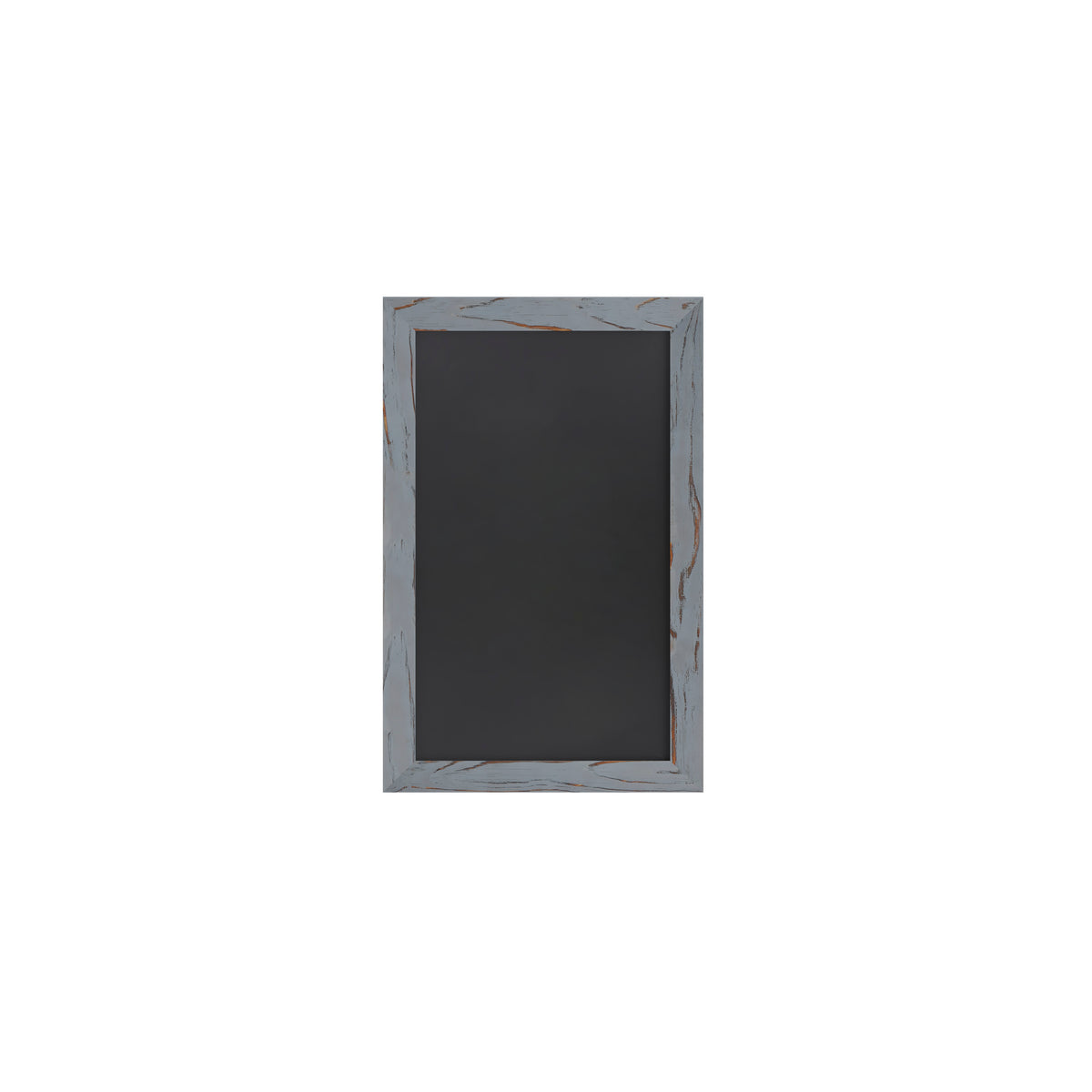 Canterbury 11" x 17" Rustic Gray Wall Mount Magnetic Chalkboard Sign with Eraser, Hanging Wall Chalkboard Memo Board for Home, School, or Business