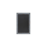 Canterbury 11" x 17" Rustic Gray Wall Mount Magnetic Chalkboard Sign with Eraser, Hanging Wall Chalkboard Memo Board for Home, School, or Business