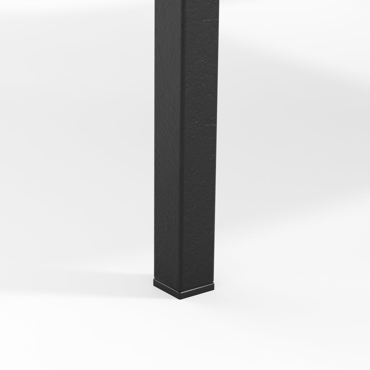 HERCULES Commercial Armless Stackable Side Chair with Black Mesh Seat and Powder Coated Black Steel Frame
