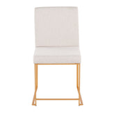 High Back Fuji Dining Chair - Set of 2